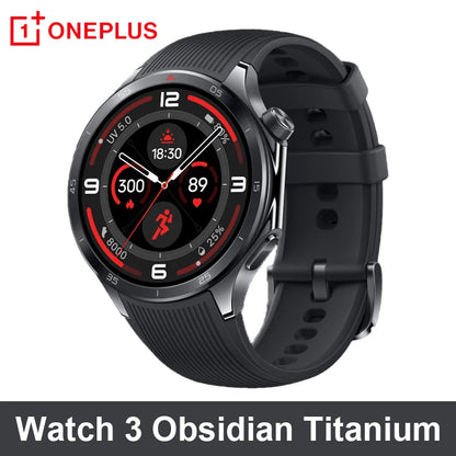 Original OnePlus Watch 3 Global Version Smart Watch 1.5 inches AMOLED Display 32GB Memory Snapdragon W5 Wear OS by Google IP68