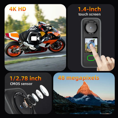 4K HD Action Camera Mini Sports Camera WIFI Wireless Sport Action Cam Waterproof Touchscreen Motorcycle Driving Recorder Outdoor