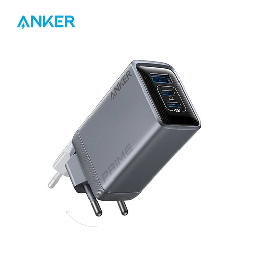 Anker Prime Charger, 100W USB C Charger, 3-Port GaN Foldable and Compact Anker Wall Charger, for MacBook, iPad, iPhone17