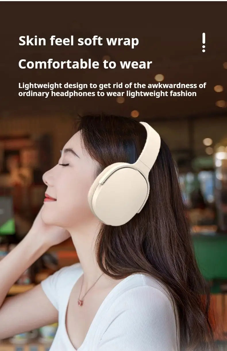 P2961 Wireless Bluetooth 5.3 Headphones Over TWS HIFI Stereo Headset Sports With Earphones Music Player With HD Mic High Quality - Universal Market