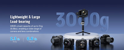 ZHIYUN Official CINEPEER WEEBILL 3E Camera Stabilizer Handheld Gimbal 3-Axis Cameras Gimbals for DSLR Mirrorless Cameras
