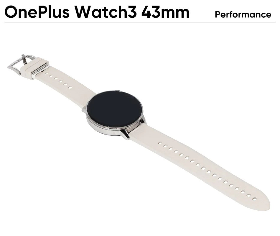 Global Version OnePlus Watch 3 43mm Smartwatch 1.37 inches AMOLED Display Snapdragon W5 Gen 1 Up to 60h Battery life