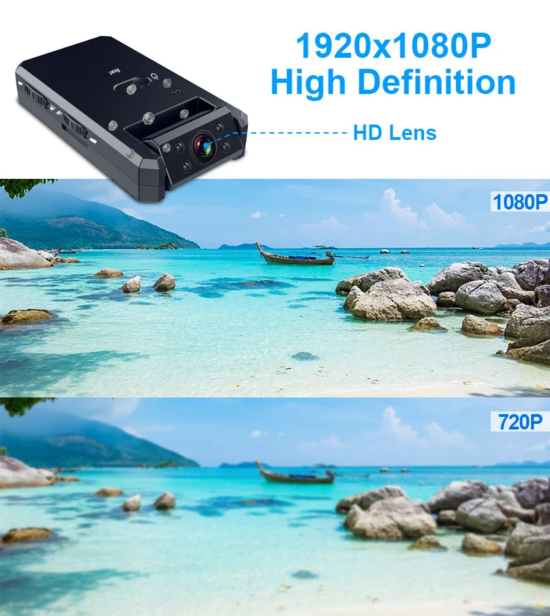 MD90 Mini Camcorder 1080P Body Camera Night Vision Sport Outdoor DV Voice Video Recorder Action HD Cam Recorder - Universal Market