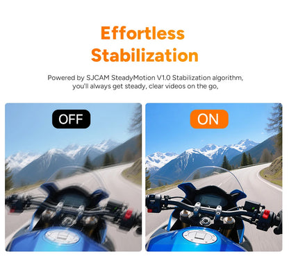 SJCAM C400 4K 30fps Dual Screen Action Camera with 90 Degree Flip Touch Screen 6 Axis Gyro Stabilization Long Battery Life - Universal Market