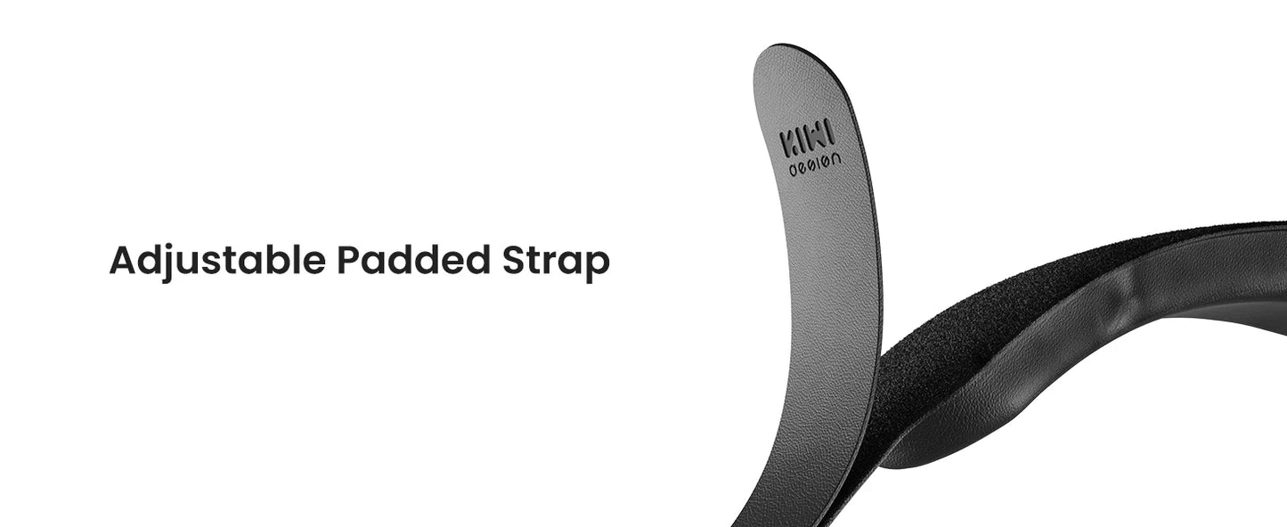 KIWI design Audio Head Strap with Battery for Meta/Oculus Quest 3/3S, K4 Duo DualFast Charging Headset, VR Accessories with Bala
