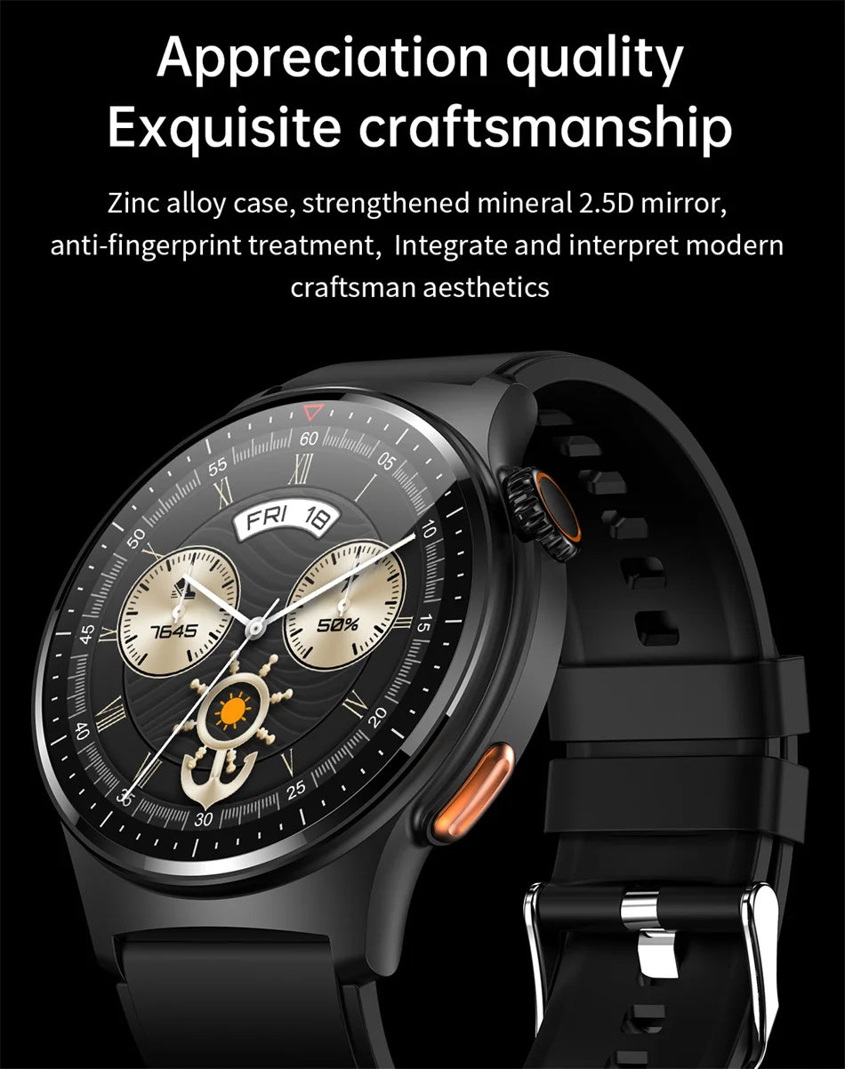 2025 New Outdoor Sport Smart Watch GPS Track Health Monitoring AI Voice Waterproof Fitness Bluetooth Call Smartwatch For HUAWEI