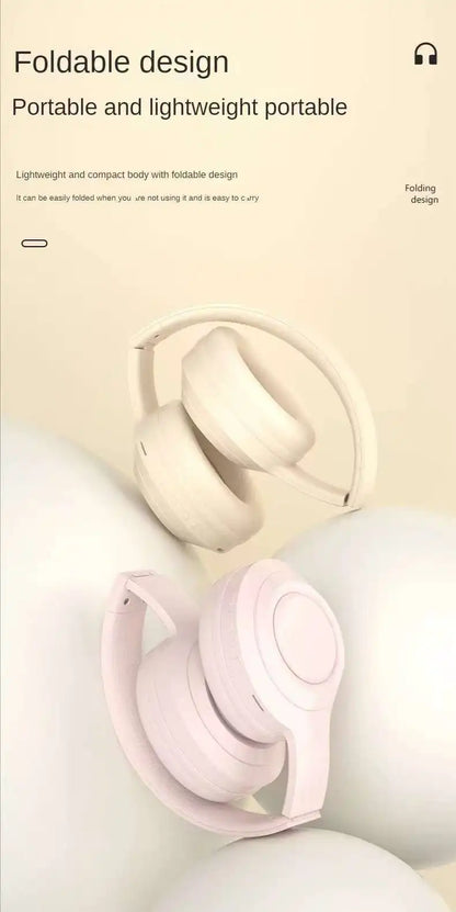 #Wireless Bluetooth Headphones Over Ear HIFI Stereo Headsets Noise Reduction Sports Gaming Earphones Music Player with Mic gifts - Universal Market