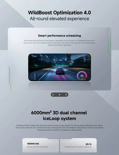 POCO F7 Global Version Smartphone Snapdragon® 8s Gen 4 90W 6500mAh Battery 6.83" 1.5K AMOLED Display 50MP Camera 5G NFC
