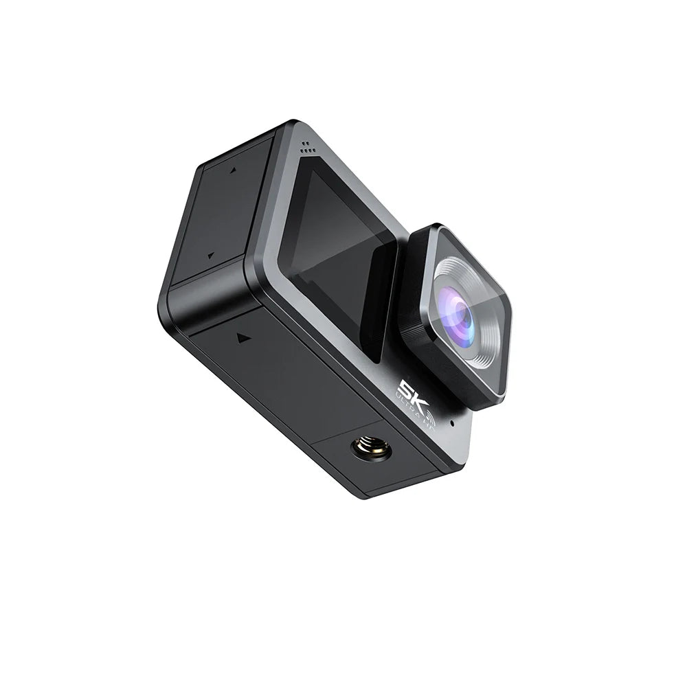 Action Camera F6W Wireless Mic 5K 4K60FPS 48MP 2.2" Touch LCD EIS Dual Screen Wi-Fi 170D Waterproof 30M 8X Zoom Sports Camera