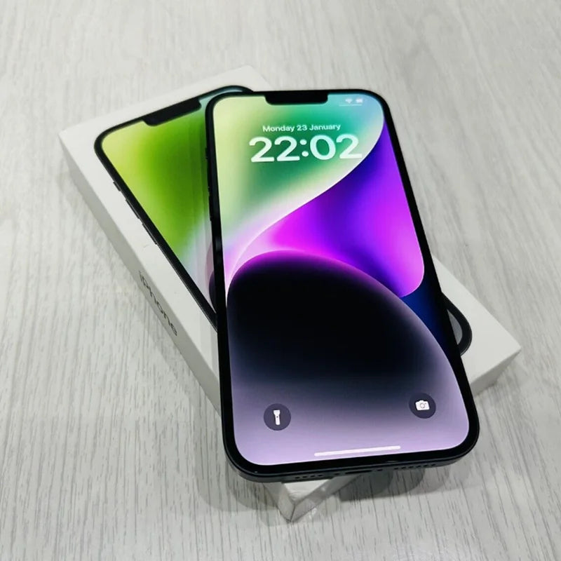 Apple iPhone 14 Plus Dual eSIM 128/256/512GB ROM 6GB RAM 6.7" Genuine Super Retina OLED Face ID NFC 5G 98% New Original Phone - Universal Market