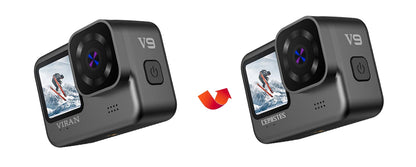 NEW CERASTES V9 4K WiFi Anti-shake Action Camera Go With Remote Control Screen Waterproof Sport Camera pro drive recorde