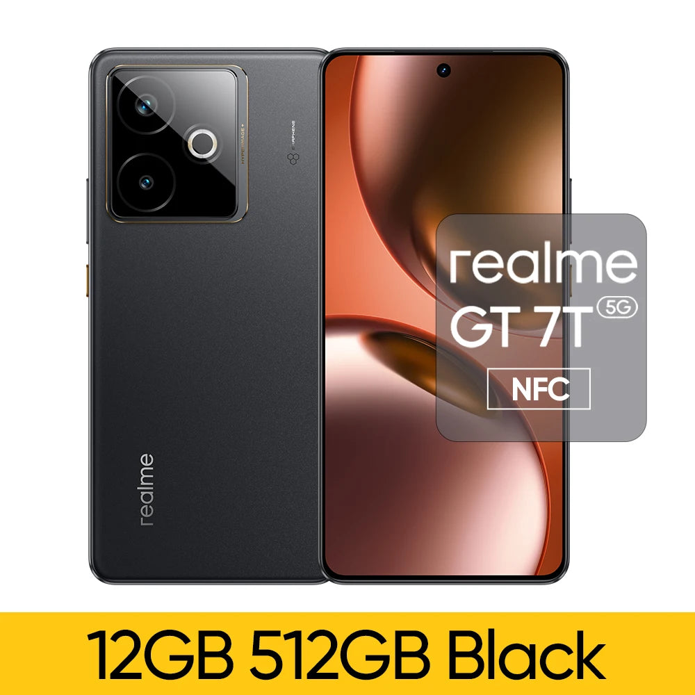 [Russian Version] Smartphone realme GT 7T 5G Dimensity 8400-MAX Chipset 7000mAh Battery 120W Charge 50MP Sony OIS Camera NFC