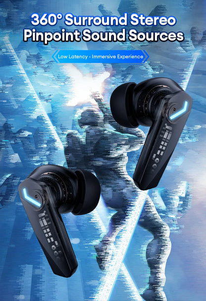 Lenovo GM2Pro Wireless Bluetooth Headset LED Light Waterproof Noise Cancelling Earbuds Wireless Headphones Bluetooth Earphones - Universal Market