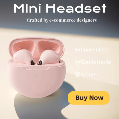 TWS Bluetooth Earphones Wireless Bluetooth Headset Noise Cancelling Earbuds with Mic Wireless Headphones - Universal Market