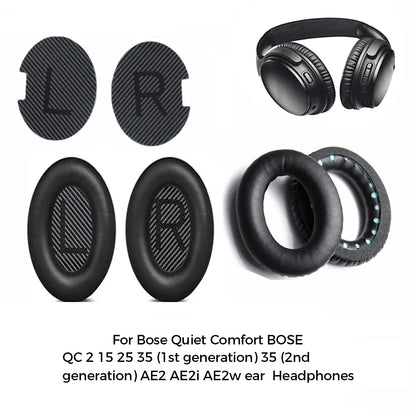 Replacement Ear Pads Earpads Headband for Bose QuietComfort QC 2 15 25 35 Ear Cushion QC2 QC15 QC25 QC35 SoundTrue Headphones - Universal Market