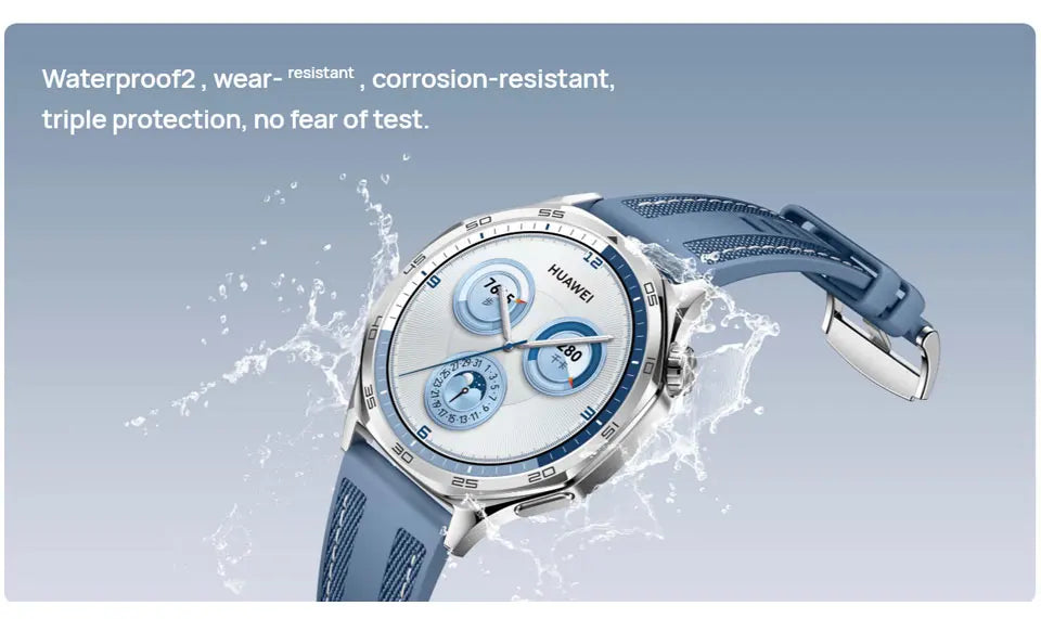 HUAWEI WATCH GT5 Chinese version (41mm) (46mm) Bluetooth call HarmonyOS 1.32-inch/1.43-inch AMOLED Battery capacity 323mAh/524mA