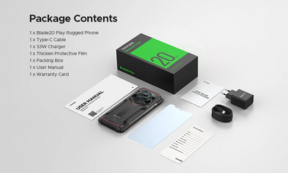 DOOGEE Blade20 Play 5G Rugged Smartphone Android 15 Gemini Al 10300mAh Battery 6.6'' Display AI Camera Mobile phone