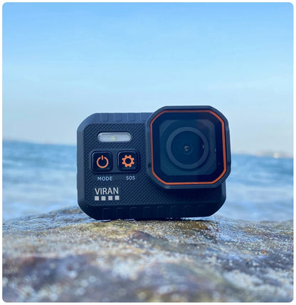 Action Camera 4K60FPS With Remote Control Screen Waterproof Sport Camera Drive Recorder Sports Camera Helmet Action Cam