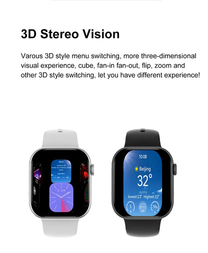2025 New Series 10 For Apple Watch 10 SmartWatch 16G Memory Music Video NFC Bluetooth Call Waterproof Smartwatch For Android IOS