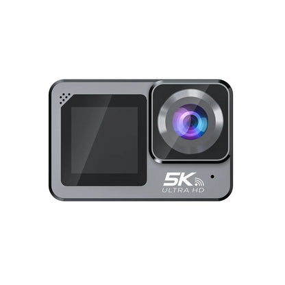 Action Camera F6W Wireless Mic 5K 4K60FPS 48MP 2.2" Touch LCD EIS Dual Screen Wi-Fi 170D Waterproof 30M 8X Zoom Sports Camera
