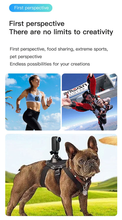 4K portable WIFI camera, sports bike camera, integrated helmet handlebar, motorcycle, road sports camera, mini UHD sports camera