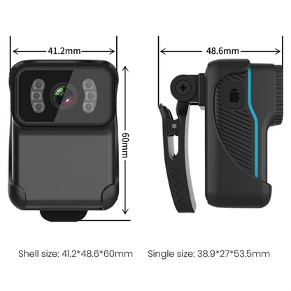 A34M-CS02 1080P HD Portable Body Action Camera CS02 Back Clip Action Camera Wifi DV Camcorder Loop Recording