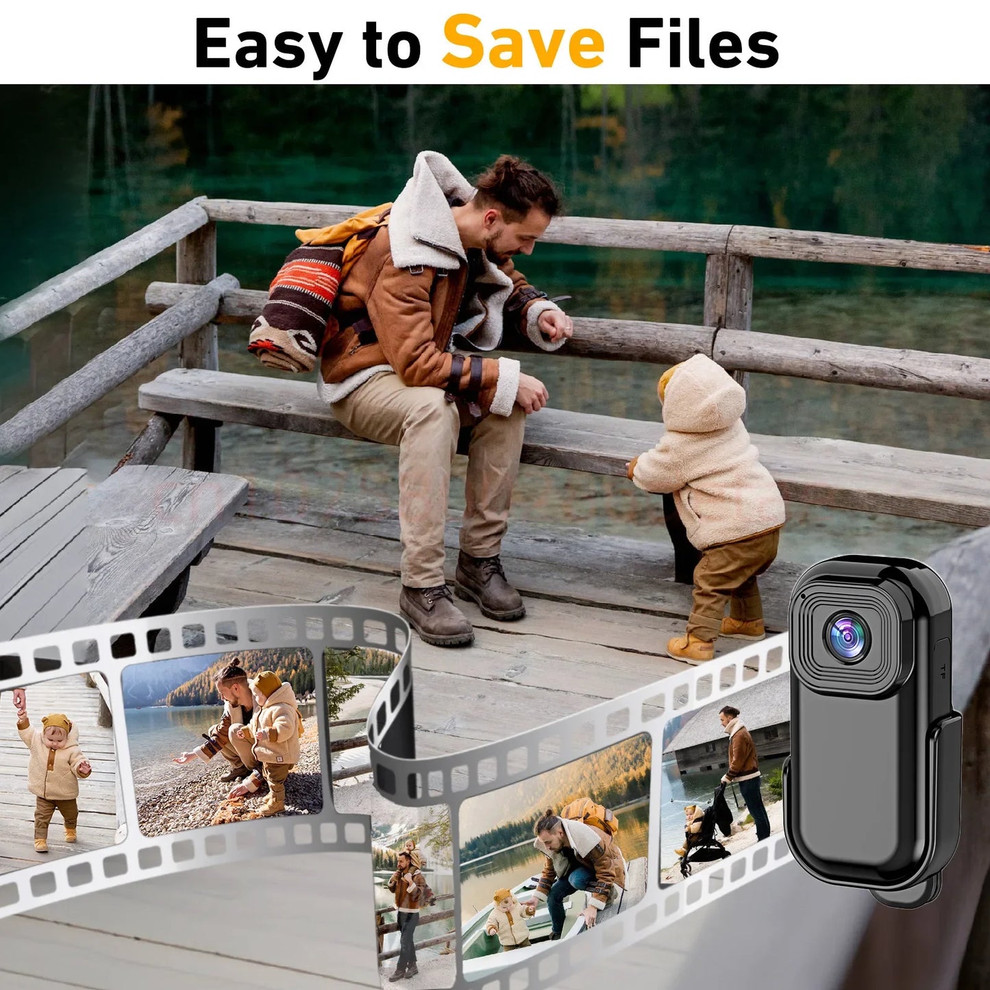 Mini Camera HD 1080 WiFi pocket Outdoor Sports Video Audio Recorder Loop Record Magnetic Back Clip Bicycle Camcorder Smart Home