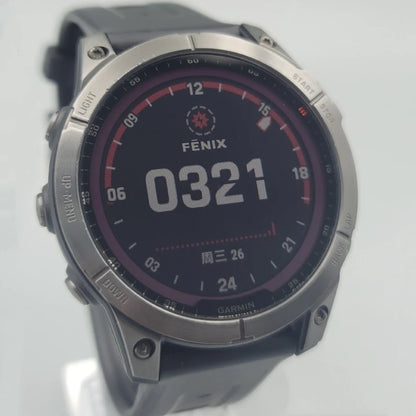 Used Refurbishment garmin Fenix7 solar Running cycling swimming golf function GPS+GLONASSGPS marathon Smart Watch 10ATM