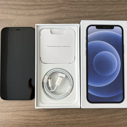 CN&US Version Original Apple iPhone 12 64GB 128GB 256GB ROM 6.1" Genuine Super Retina OLED Face ID NFC IOS Unlocked 5G iPhone12 - Universal Market