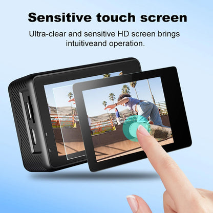 G9SE Action Camera 5K30fps 4K60fps 50MP 2.0 Touch LCD EIS DVR Webcam Dual Screen Wi-Fi 170D Waterproof 30M 5X Zoom Sports Camera