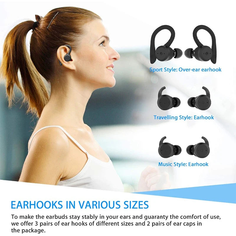 Xiaomi Bluetooth headphones Dual Wear Style Sports Wireless Earphones TWS  Stereo Gaming Headset for sports - Universal Market