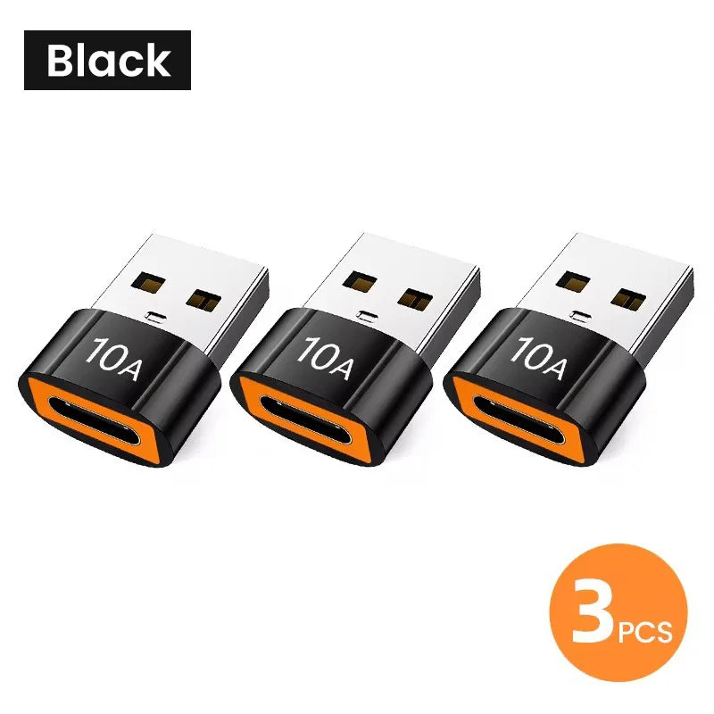 Olaf 10A OTG USB 3.0 To Type C Adapter TypeC Female to USB Male Converter Fast Charging Data Transfer For Macbook Xiaomi Samsung