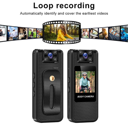 Portable 4K Mini Camera Digital Video Recorder With WiFi Worn Police Small Body Cam Infrared Night Vision Sports DV Camcorders - Universal Market