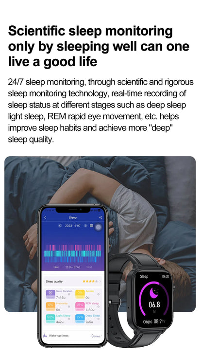 AI Diagnostic Detector Smart Watch Women Blood Lipid and Uric Acid Body Composition Test Women Menstrual Health Tracker 2025 New
