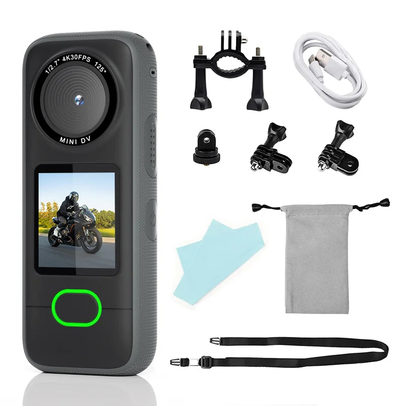 4K HD Action Camera Mini Sports Camera WIFI Wireless Sport Action Cam Waterproof Touchscreen Motorcycle Driving Recorder Outdoor