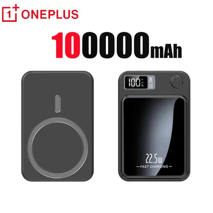 Oneplus 200000mAh Wireless Magnetic Power Bank 22.5W Fast Charging Portable External Battery PowerBank Magsafe for iPhone Huawei