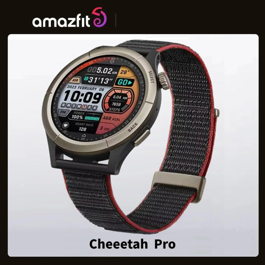 Original Amazfit Cheetah Pro Unrivaled GPS Accuracy 47mm Smartwatch 14Days Battery Life Dual-band GPS Smart Watch Open Box 99New