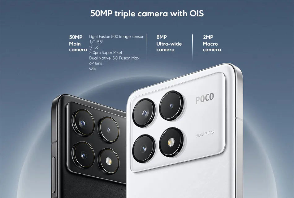NEW 5G POCO F6 Pro Global Version Smartphone 256GB 512GB 1TB Snapdragon® 8 Gen 2 120W HyperCharge WQHD+120Hz Flow AMOLED Display
