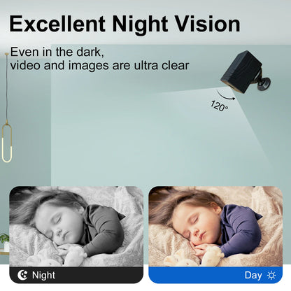 Wireless Mini Camera 5MP Security Wifi Camera Motion Detection Surveillance Home Smart Recorder Infrared Night Vision V380 Pro