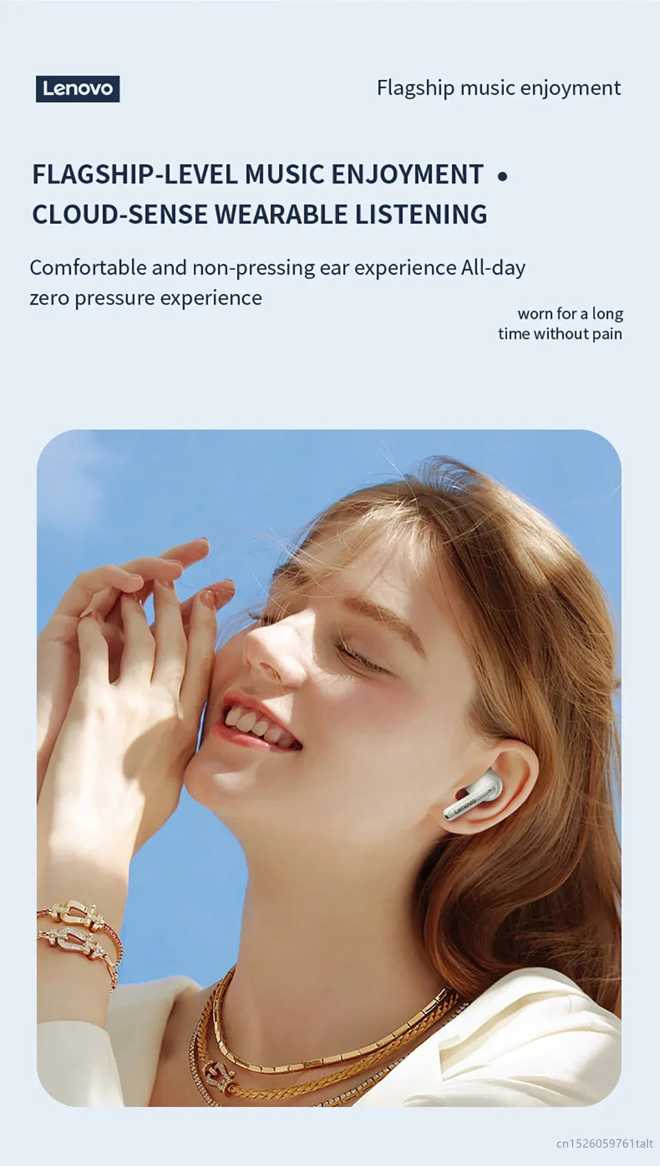 New Lenovo XT97 Mini Earphones Wireless Bluetooth 5.3 Headphones 13mm Dynamic Coil HiFi Stereo Earbuds HD Mic Game Music Headset - Universal Market