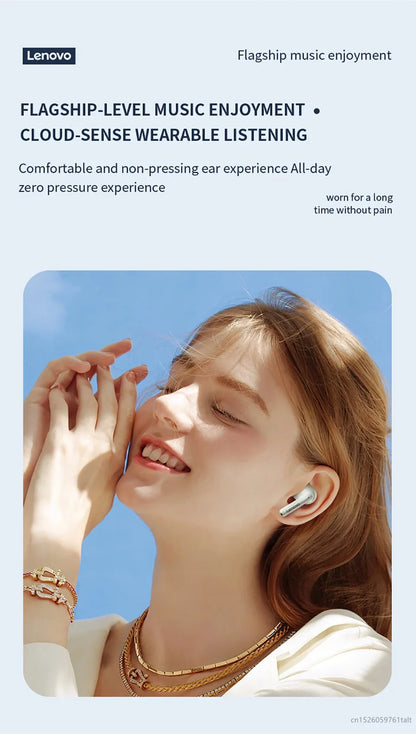 New Lenovo XT97 Mini Earphones Wireless Bluetooth 5.3 Headphones 13mm Dynamic Coil HiFi Stereo Earbuds HD Mic Game Music Headset - Universal Market