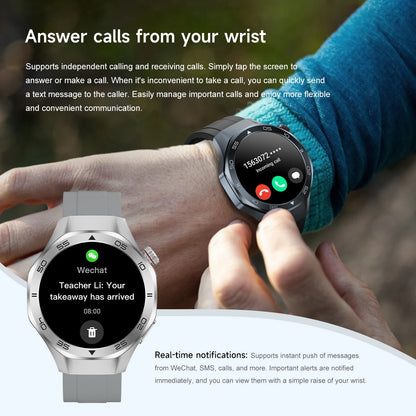 2025New Upgraded Outdoor Sport GPS Smart Watch Men 1.53" HD AMOLED Screen GPS track Heart Rate Bluetooth Call Compass SmartWatch