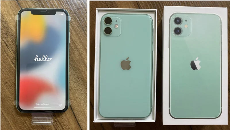 Apple iPhone 11 Dual Sim 2 Sim iPhone11 64GB 128GB 256GB ROM 6.1' Original Retina IPS LCD Face ID NFC Unlocked 4G LTE Mobile - Universal Market