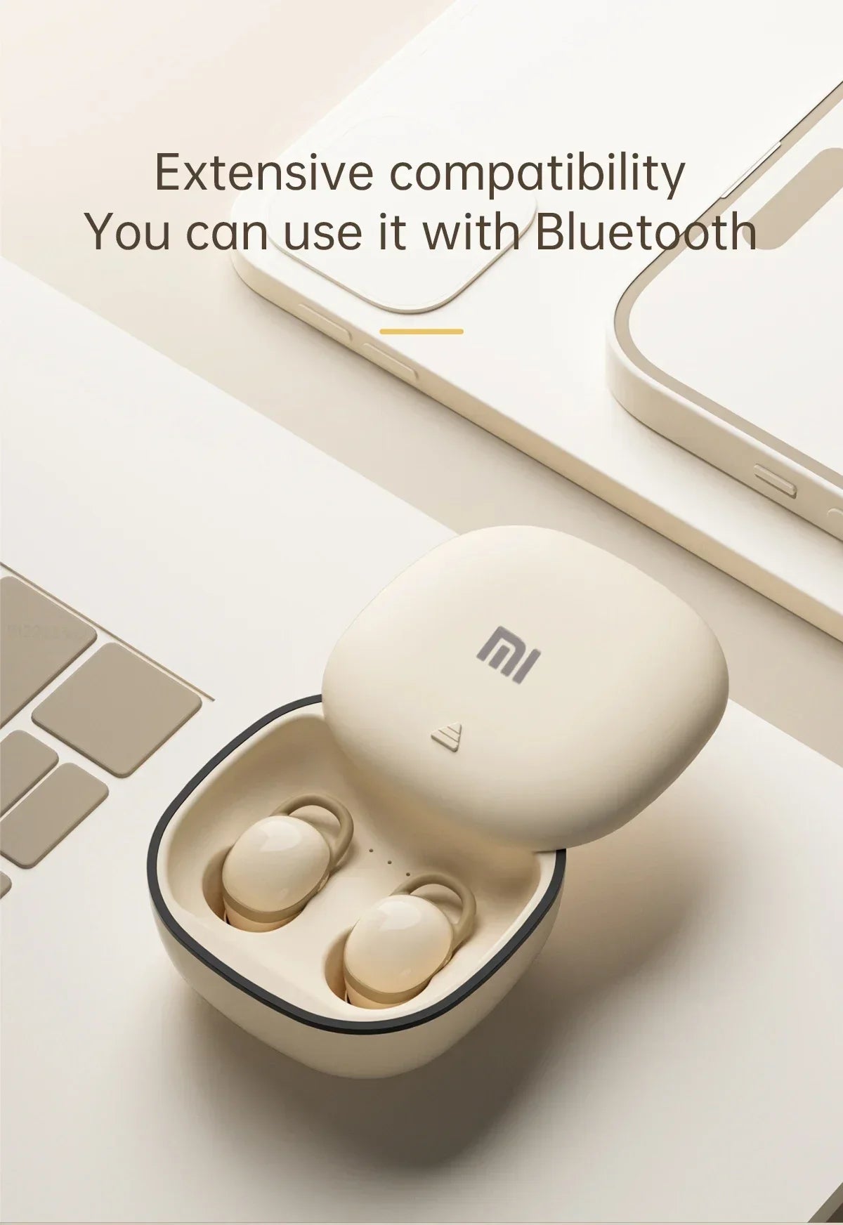 Xiaomi Bluetooth Earphones 999 TWS Sleep Noise Reduction Invisible Earphones in Ear Wearing Comfortable Sleep Earphones - Universal Market