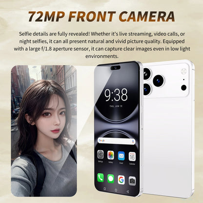 2025 HOT XS17 Pro Max 22GB 2TB 7.3inch HD Global Edition Original Smart Dual Card 8000mAh Battery Facial Recognition Function