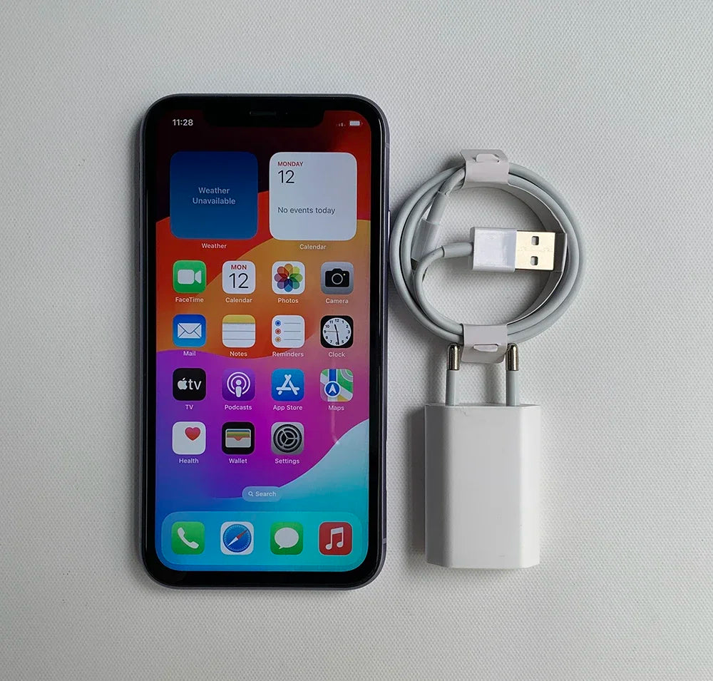 Apple iPhone 11 4GB RAM 64/128/256GB ROM Original Unlocked 6.1" Liquid Retina IPS LCD NFC 4G  iPhone 11 Cell Phone F - Universal Market