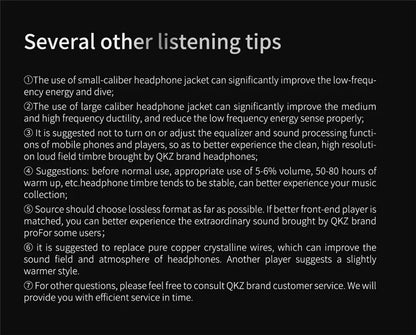 Original QKZ AK6 Copper Driver HiFi Wired Earphone 3.5MM Race Sport Headphone Bass Stereo Headset Music Earbuds In Ear With Mic - Universal Market