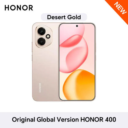 HONOR 400 Global Version 5G Smartphone 6.55'' AMOLED 120Hz Screen Snapdragon 7 Gen 3 6000mAh Battery 80W Supercharge eSIM IP66