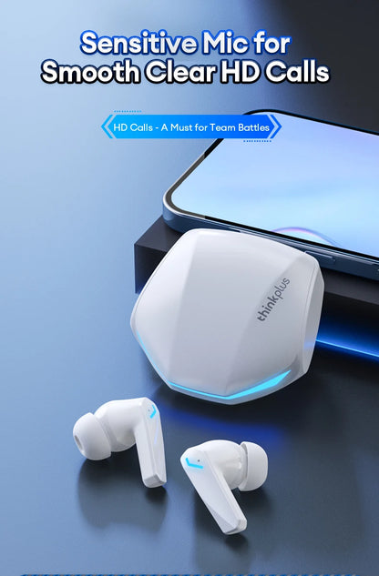 Lenovo GM2Pro Wireless Bluetooth Headset LED Light Waterproof Noise Cancelling Earbuds Wireless Headphones Bluetooth Earphones - Universal Market