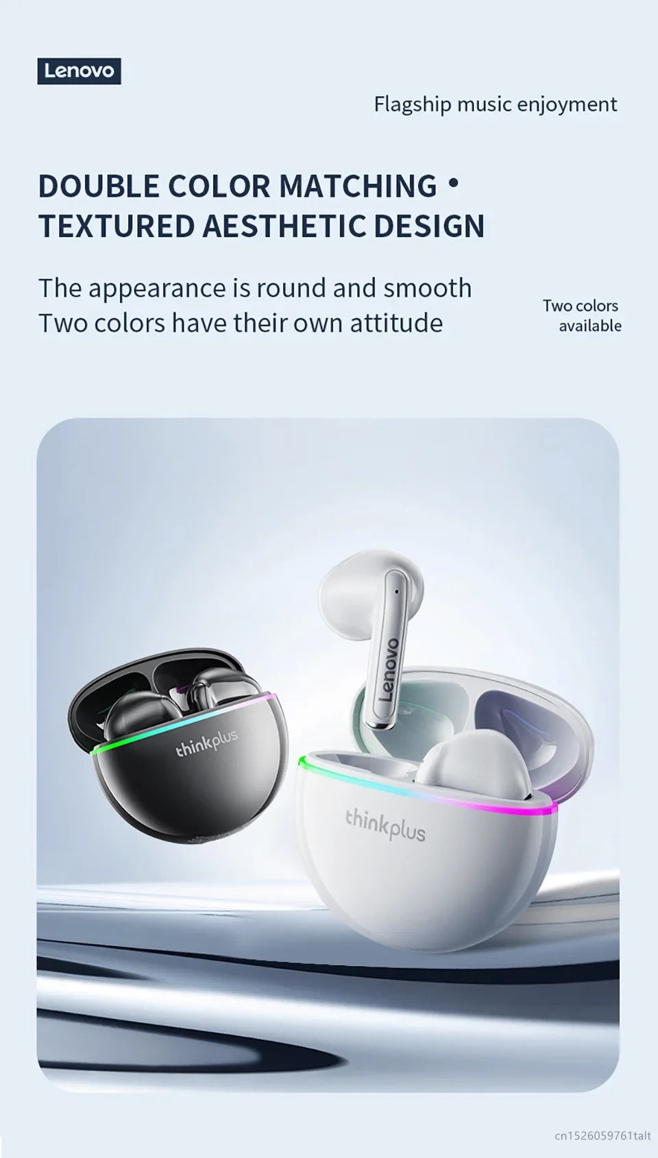 New Lenovo XT97 Mini Earphones Wireless Bluetooth 5.3 Headphones 13mm Dynamic Coil HiFi Stereo Earbuds HD Mic Game Music Headset - Universal Market